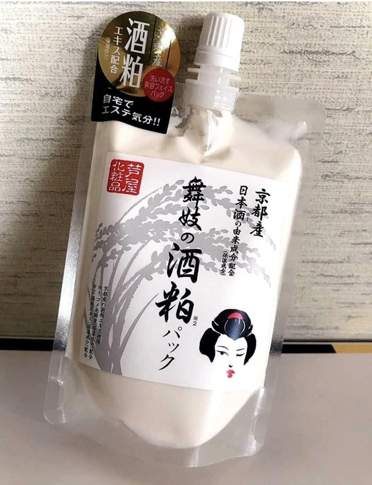Mặt nạ rửa chiết xuất bã rượu sake Maiko Sake Kasu Pack 170g — ảnh 1