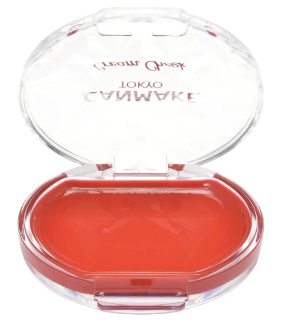 Má hồng kem Canmake Cream Cheek CL01 Clear Red Heart — ảnh 2