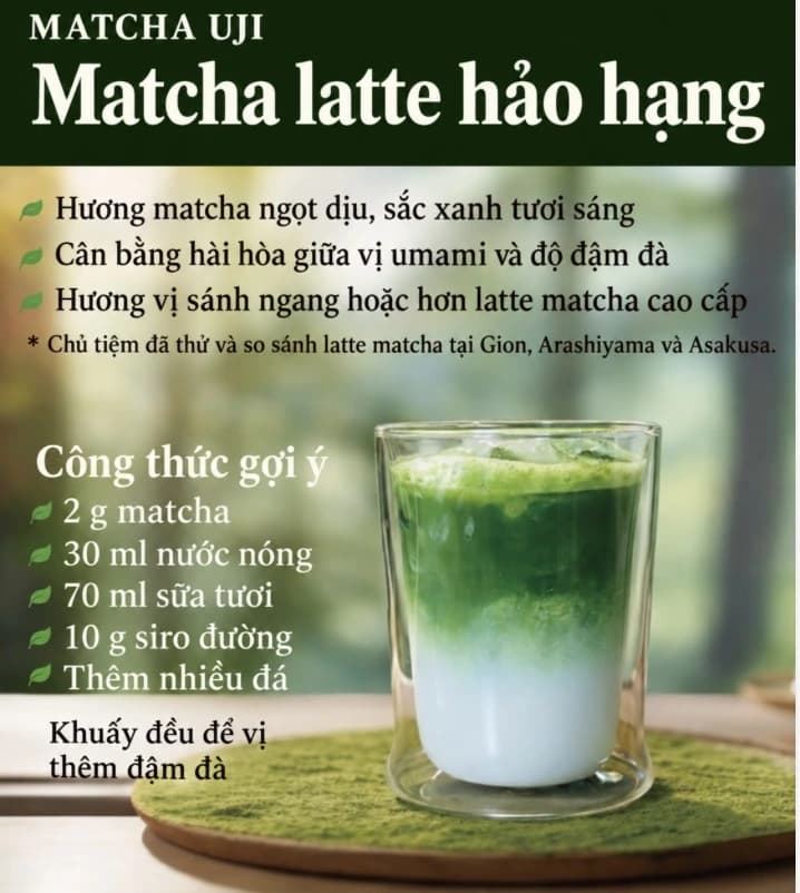 Bột trà xanh Matcha Uji Kyoto Chanoemon — ảnh 2