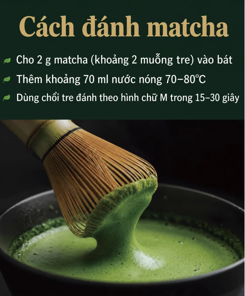 Bột trà xanh Matcha Uji Kyoto Chanoemon — ảnh 3