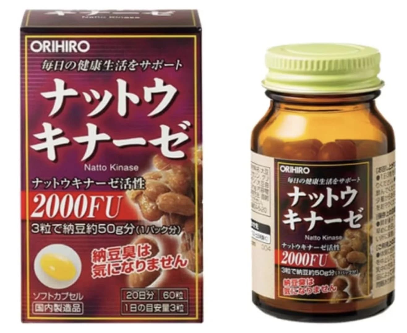 Viên ORIHIRO Nattokinase 2000FU — ảnh 1